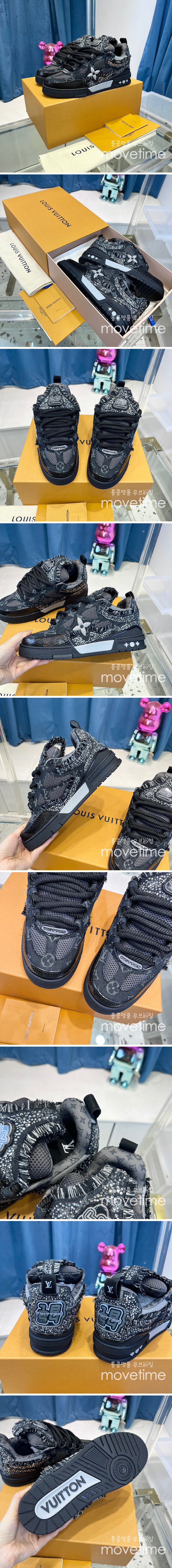 [홍콩명품.LOUIS VUITTON] 루이비통 23SS LV 스케이트 스니커즈 (블랙), SE2103, ALW, 무브타임사이트,인터넷명품쇼핑몰,남자명품,슈즈,신발