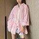 [홍콩명품.CHANEL] 샤넬 25SS 로고 패턴 여성 스트라이프 블라우스 셔츠 (2컬러), BM19556, PG, 홍콩명품의류,구매대행,온라인명품