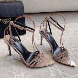 [홍콩명품.GIUSEPPE ZANOTTI] 쥬세페자노티 25SS 로고 여성 레더 가죽 하이힐 샌들 (핑크), SE5120, GHS, 명품스니커즈,운동화,구두,로퍼,하이탑,신발