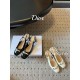 [홍콩명품,Christian Dior] 디올 25SS 로고 여성 진주 장식 레더 가죽 굽 샌들 (2컬러), SE5146, S4W, 명품스니커즈,운동화,구두,로퍼,하이탑,신발