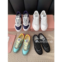 [홍콩명품,MIU MIU] 미우미우 25SS 로고 여성 스니커즈 운동화 (4컬러), SE5164, S4W, 명품스니커즈,운동화,구두,로퍼,하이탑,신발