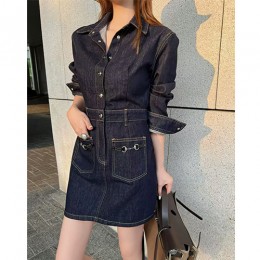 [홍콩명품.Gucci] 구찌 25SS 로고 여성 데님 카라 원피스, BM21252, MR, 홍콩명품의류,구매대행,온라인명품