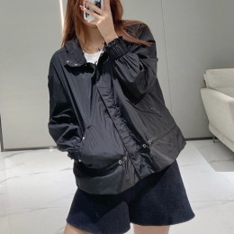 [가격문의][홍콩명품.MONCLER] 몽클레어 25SS 로고 여성 후드 바람막이 자켓 (블랙), BM21289, S1F, 명품레플리카,미러급,온라인쇼핑몰사이트