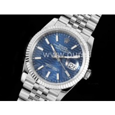 로렉스 데이저스트 41mm 블루 다이얼 | DateJust 41 126334 VVSF 1:1 Best Edition 904L Steel Blue Dial on SS Jubilee Bracelet VR3235