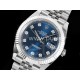 로렉스 데이저스트 41mm 블루 다이아몬드 다이얼 | New DateJust 41 126334 ARF 1_1 Best Edition 904L Steel Blue Diamonds Dial on Jubilee Bracelet A2824