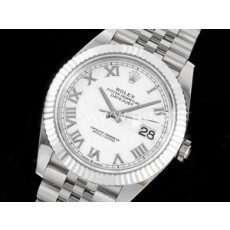 로렉스 데이저스트 41mm 화이트 다이얼 | New DateJust 41 126334 ARF 1_1 Best Edition 904L Steel White Roman Dial on Jubilee Bracelet A2824
