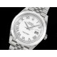 로렉스 데이저스트 41mm 화이트 다이얼 | New DateJust 41 126334 ARF 1_1 Best Edition 904L Steel White Roman Dial on Jubilee Bracelet A2824