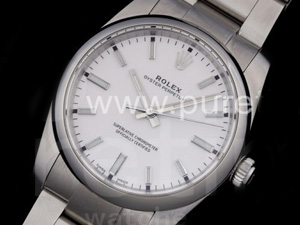 로렉스 오이스터 퍼페츄얼 34mm 화이트 다이얼 | Oyster Perpetual 34mm 114200 ACF Best Edition White Dial on SS Bracelet A2824