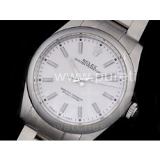 로렉스 오이스터 퍼페츄얼 39mm 화이트 다이얼 | Oyster Perpetual 39mm 114300 ACF Best Edition White Dial on SS Bracelet A2824