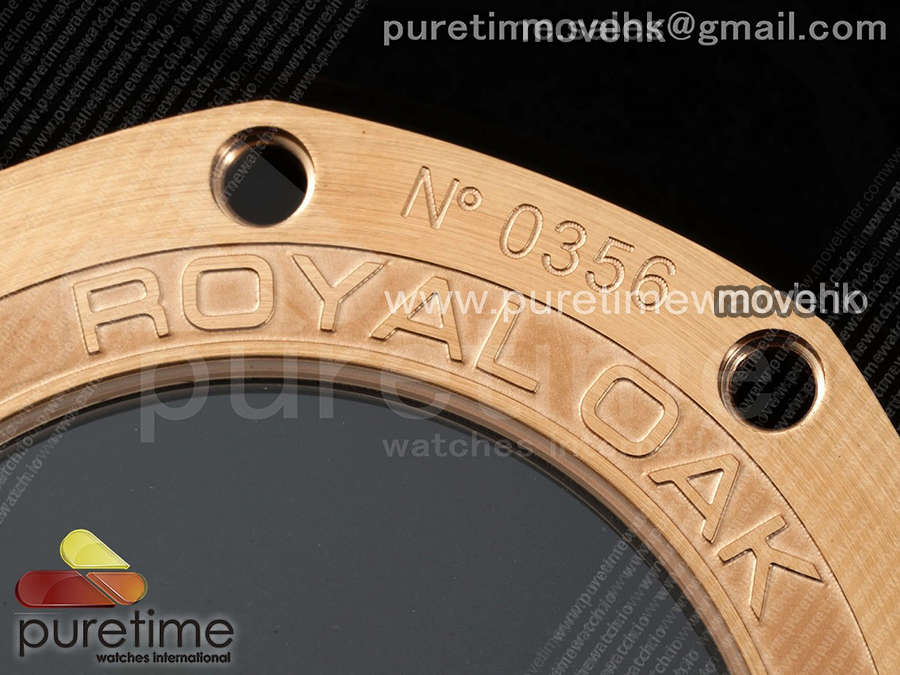 오데마피게 로얄오크 41mm 컴플리케이션 크로노 로즈골드 다이얼 | Royal Oak 41mm Complicated 26574 RG APSF1:1 Best Edition RG Dial on RG Bracelet A5134 상세이미지 13