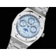 오데마피게 로얄오크 41mm 크로노 아이스 블루 다이얼 | Royal Oak 41mm Complicated 26574 SS APSF1:1 Best Edition Ice Blue Dial on SS Bracelet A5134