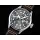 아이더블유씨 빅파일럿 애뉴얼 캘렌더 그레이 다이얼 | Big Pilot Annual Calendar SS IW5027 AZF 1:1 Best Edition Gray Dial on Brown Leather Strap A52850