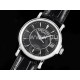 파텍필립 칼라트라바 5153 블랙 다이얼 | Calatrava 5153 SS ZF 1:1 Best Edition Black Dial on Black Leather Strap A324CS