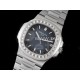 파텍필립 노틸러스 5711 다이아몬드 베젤 블루 다이얼 | Nautilus 5711 SS PPF 1:1 Best Edition Blue Dial Diamonds Markers and Bezel on SS Bracelet 324CS V3