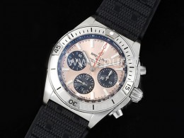 [BREITLING] 브라이틀링 크로노맷 B01 42mm 브라운 다이얼, 홍콩명품시계,남자워치,손목시계,고무밴드,스트랩