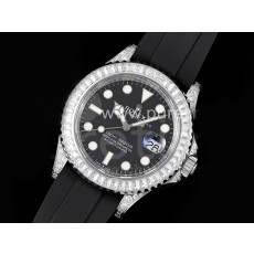 [홍콩명품시계.ROLEX] 로렉스 요트마스터 42mm 226659 다이아몬드 베젤 블랙 다이얼, 롤렉스,명품레플리카,남자명품시계,워치,중년남자,SA,명품시계,고무밴드