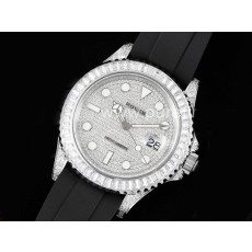 [홍콩명품시계.ROLEX] 로렉스 요트마스터 42mm 다이아몬드 베젤 다이아몬드 다이얼, 롤렉스,명품레플리카,남자명품시계,워치,중년남자,SA,명품시계,고무밴드