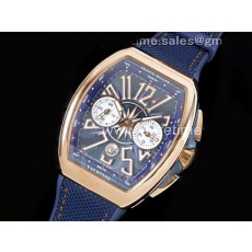 [홍콩명품시계.FRANCK MULLER] 프랑크뮬러 뱅가드 로즈골드 크로노 데이트 블루 다이얼, 명품레플리카,남자명품시계,워치,중년남자,SA,명품시계