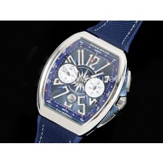 [홍콩명품시계.FRANCK MULLER] 프랑크뮬러 뱅가드 실버 크로노 데이트 블루 다이얼, 명품레플리카,남자명품시계,워치,중년남자,SA,명품시계