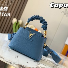 [홍콩명품.LOUIS VUITTON] 루이비통 카푸신 여자 벨트 미니백 M58586, 블루, 21CM, BDA, 명품가방,뤼비,최신,22SS,여자가방,미러급,레플리카,무브타임,직구쇼핑몰