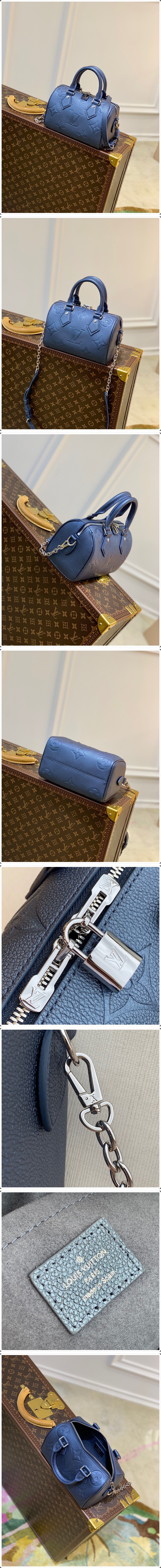 [홍콩명품,LOUIS VUITTON] 루이비통 모노그램 스피디 여성용 토트백 M58958, 블루, BDA, 명품가방,뤼비똥,최신,22SS,여자가방,미러급,레플리카,무브타임,직구쇼핑몰