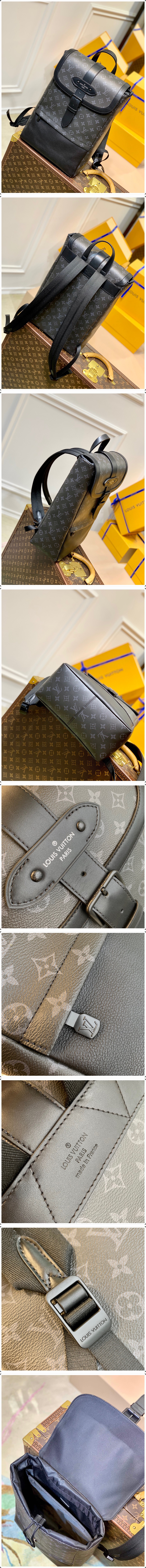 [홍콩명품,LOUIS VUITTON] 루이비통 모노그램 이클립스 남성용 백팩 M45913, BDA, 홍콩명품가방,최신,22SS,남자가방,미러급,레플리카,무브타임,직구쇼핑몰