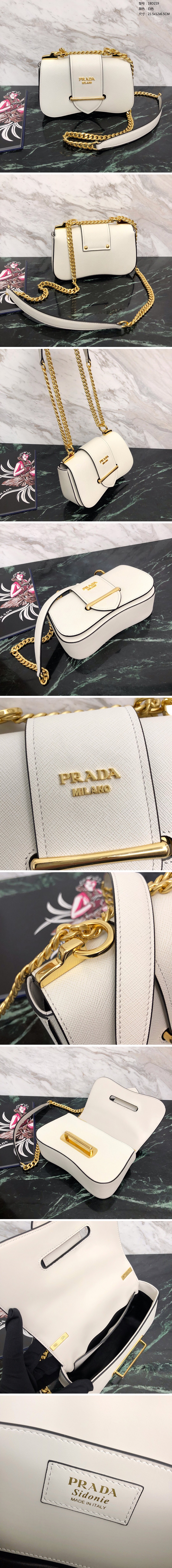 [홍콩명품.PRADA] 프라다 여성용 크로스 숄더백 1BD219, 화이트, JM, 홍콩명품가방,최신,22SS,여자가방,미러급,레플리카,무브타임,직구쇼핑몰