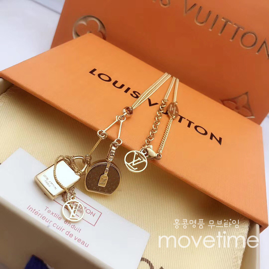 [홍콩명품.LOUIS VUITTON] 루이비통 22SS 최신유행 여자 팔찌,귀걸이,목걸이 셋트 AC487, AGG, 홍콩명품쇼핑몰,무브타임,인터넷명품사이트