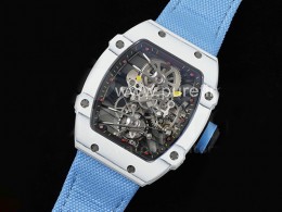 [홍콩명품시계.RICHARD MILLE] 리차드밀레 RM027-02 투어빌론 화이트 카본 베젤 스켈레톤 다이얼, 무브타임, 남자명품시계,워치,손목시계