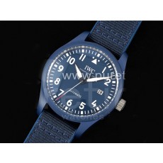 [홍콩명품시계.IWC] 아이더블유씨 마크 IW328101 블루 세라믹 베젤 블루 다이얼, 무브타임,남자명품시계,워치,중년남자,SA,명품시계
