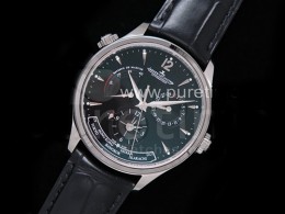 [홍콩명품시계.JAEGER-LECOULTRE] 예거르꿀뜨르 마스터 지오그래픽 GMT 파워리저브 블랙 다이얼, 무브타임,남자명품시계,워치,중년남자,SA,명품시계