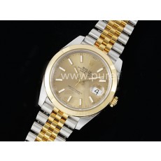 [홍콩명품시계.ROLEX] 로렉스 롤렉스 데이저스트 41mm 904L스틸 실버/옐로우골드 옐로우골드 다이얼, 무브타임,남자명품시계,워치,중년남자,SA,명품시계