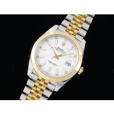 [홍콩명품시계.ROLEX] 로렉스 롤렉스 데이저스트 41mm 904L스틸 실버/옐로우골드 화이트 다이얼, 무브타임,남자명품시계,워치,중년남자,SA,명품시계