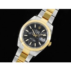 [홍콩명품시계.ROLEX] 로렉스 롤렉스 데이저스트 41mm 904L스틸 실버/옐로우골드 블랙 다이얼, 무브타임,남자명품시계,워치,중년남자,SA,명품시계