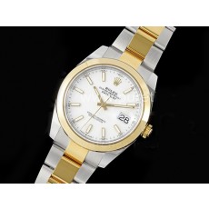 [홍콩명품시계.ROLEX] 로렉스 롤렉스 데이저스트 41mm 904L스틸 실버/옐로우골드 화이트 다이얼, 무브타임,남자명품시계,워치,중년남자,SA,명품시계