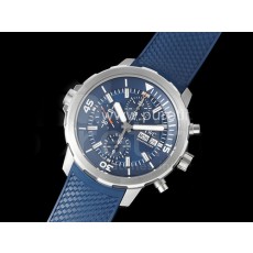 [홍콩명품시계.IWC] 아이더블유씨 아쿠아타이머 크로노 데이데이트 블루 다이얼, 무브타임,남자명품시계,워치,중년남자,SA,명품시계,라버스트랩