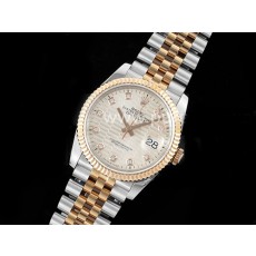 [홍콩명품시계.ROLEX] 로렉스 롤렉스 데이저스트 36mm 텐포인트 로즈골드 콤비 실버 다이얼, 무브타임,남자명품시계,워치,중년남자,SA,명품시계,메탈시계