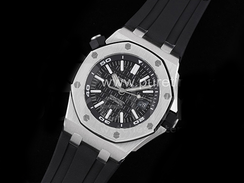 [홍콩명품시계.AUDEMARS PIGUET] 오데마피게 로얄오크 오프쇼어 다이버 15710 블랙 다이얼, 남자명품시계,워치,중년남자,SA,명품시계,고무밴드