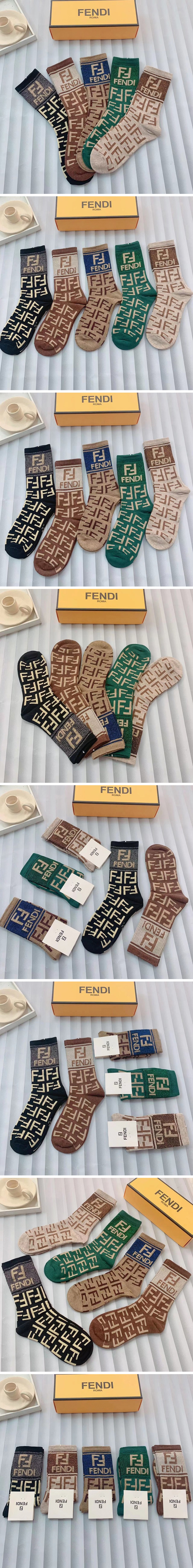 [홍콩명품.FENDI] 펜디 22SS 선물용 남자 양말 ET166, BR, 홍콩명품쇼핑몰,무브타임,악세사리,잡화,생활용품