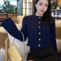 [홍콩명품.LOUIS VUITTON] 루이비통 22SS 여자 가을겨울 스웨터 네이비 WM739, W2, 명품의류,무브타임사이트,인터넷명품쇼핑몰,여자명품