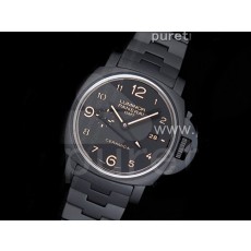 [홍콩명품시계.PANERAI] 파네라이 루미너 팸438 블랙 세라믹 블랙 다이얼, 무브타임,남자명품시계,워치,중년남자,SA,명품시계