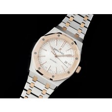[홍콩명품시계.AUDEMARS PIGUET] 오데마피게 로얄오크 41mm 15400 실버/로즈골드 화이트 다이얼, 남자명품시계,워치,중년남자,SA,명품시계,메탈시계