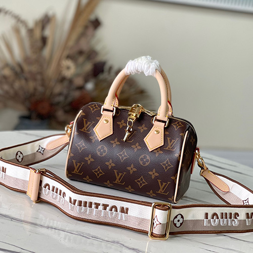 [홍콩명품.LOUIS VUITTON] 루이비통 스피디 반둘리에20 베이지 M46222, BGM630, JD, 홍콩명품가방,손목가방,크로스백,핸드백,구매대행,무브타임