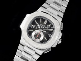 [홍콩명품시계.PATEK PHILIPPE] 파텍필립 노틸러스 5980 크로노그래프 블랙 다이얼, 무브타임,남자명품시계,워치,중년남자,SA,명품시계