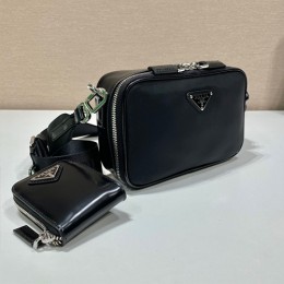 [홍콩명품,PRADA] 프라다 23SS  삼각로고 브리크 파우치 크로스백 2DMH 2VH070, BGM811, BDA, 홍콩명품가방,손목가방,크로스백,핸드백,구매대행,무브타임