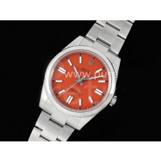 [홍콩명품시계.ROLEX] 로렉스 오이스터 퍼폐츄얼 41mm 124300 레드 다이얼, 무브타임,남자명품시계,워치,중년남자,SA,명품시계