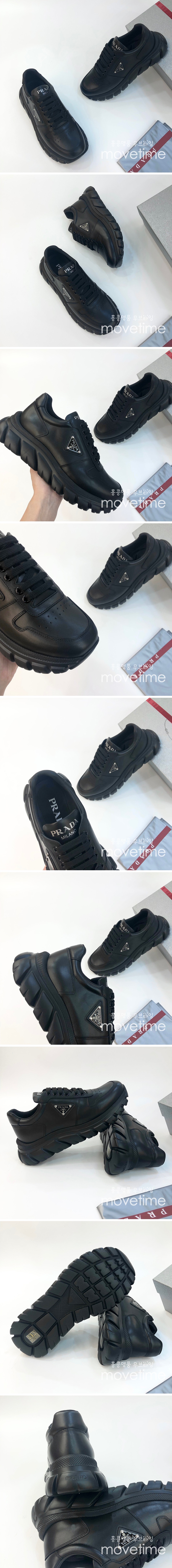 [홍콩명품,PRADA] 프라다 23SS 로고 스니커즈 2EE366 (블랙), SE1115, PMD, 무브타임사이트,인터넷명품쇼핑몰,남자명품,슈즈,신발