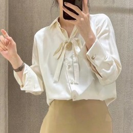 [명품레플리카.Max Mara] 막스마라 23SS 리본 포인트 실크 남방 셔츠, BM4480, BR, 온라인명품쇼핑몰,의류,무브타임사이트,인터넷쇼핑몰,해외직구