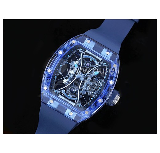 [홍콩명품시계.RICHARD MILLE] 리차드밀레 RM53-02 투어빌론 블루 스켈레톤 다이얼, 명품직구,구매대행,럭셔리,남자명품시계,워치,중년남자