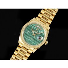 [홍콩명품시계.ROLEX] 롤렉스 데이데이트 36mm 옐로우골드 그린 웨이브 다이얼, 명품직구,구매대행,럭셔리,남자명품시계,워치,중년남자